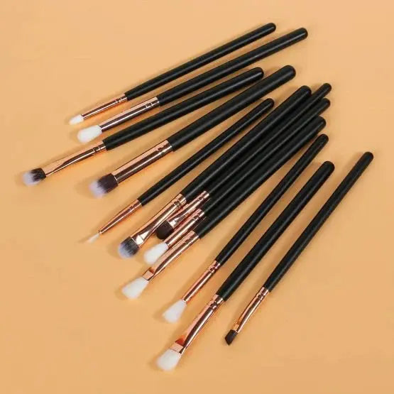 OTWOO 12 Pics Eye Brushers Set - O.TWO.O Beauty