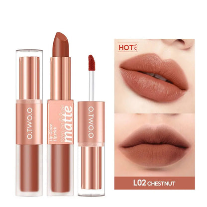 O.TWO.O Matte Lip Glaze & Lipstick - Otwoocosmetics