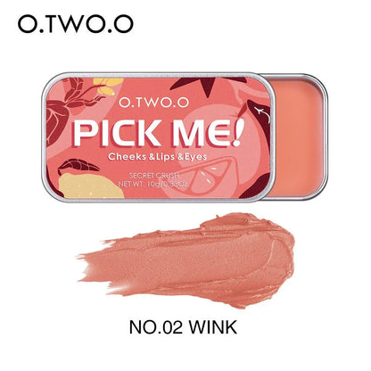 O.TWO.O Pick Me Cheeks & Lips & Eyes - Otwoocosmetics