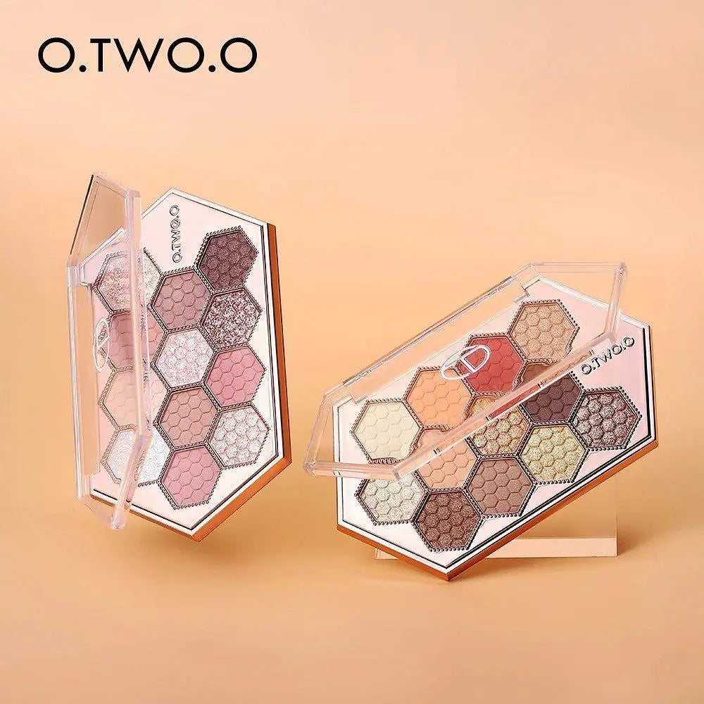 O.TWO.O Honeycomb Diamond Eye Shadow Palette - Otwoocosmetics