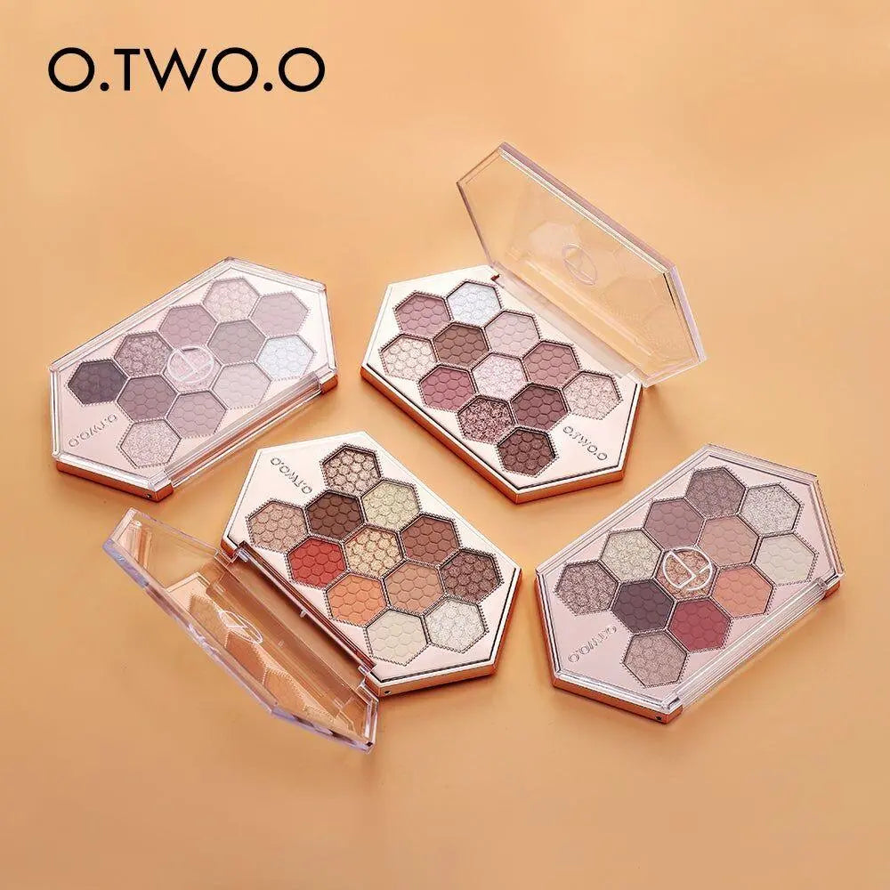 O.TWO.O Honeycomb Diamond Eye Shadow Palette - Otwoocosmetics