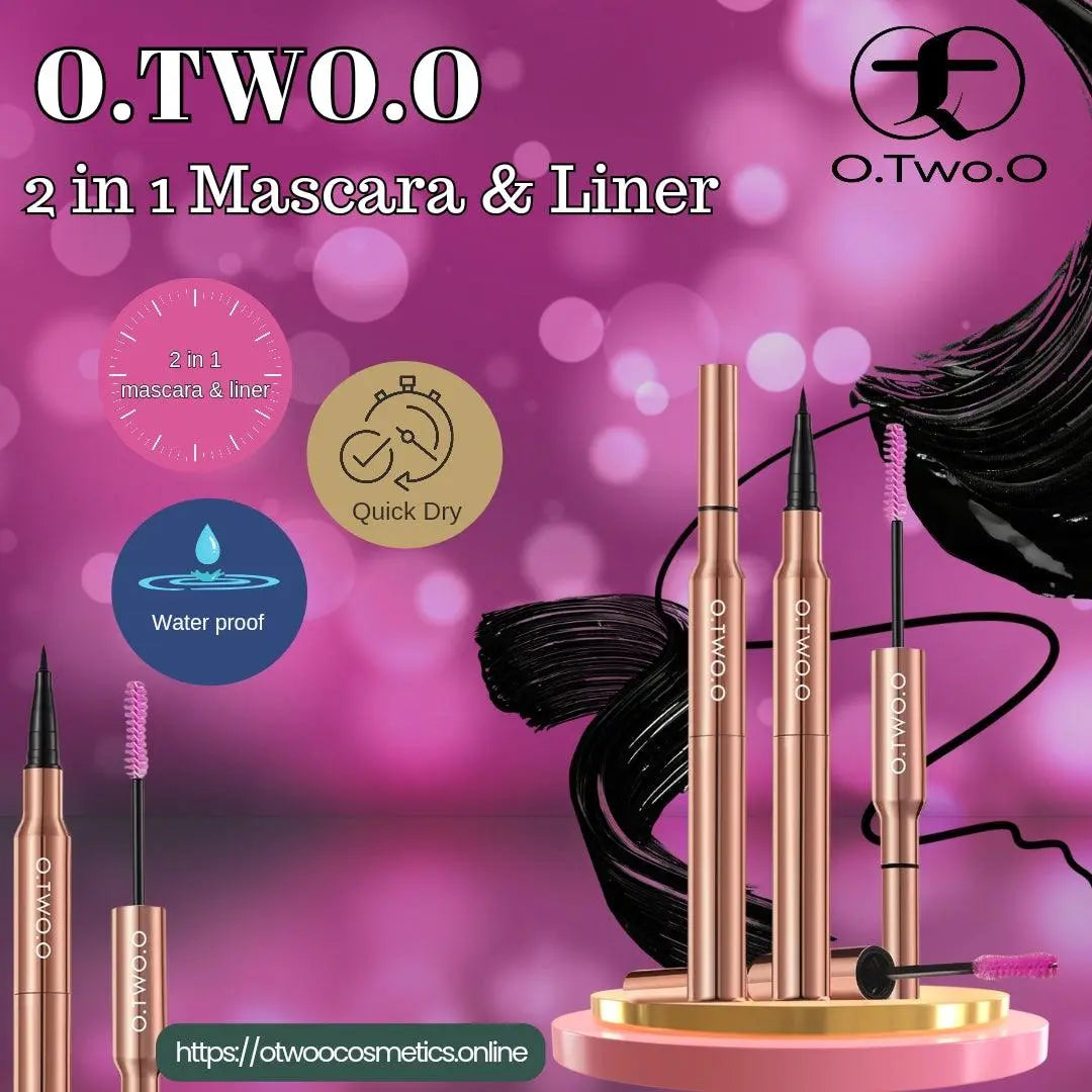 O.TWO.O 2 in 1 Eyelash Mascara - Otwoocosmetics