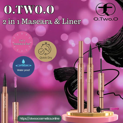 O.TWO.O 2 in 1 Eyelash Mascara - Otwoocosmetics