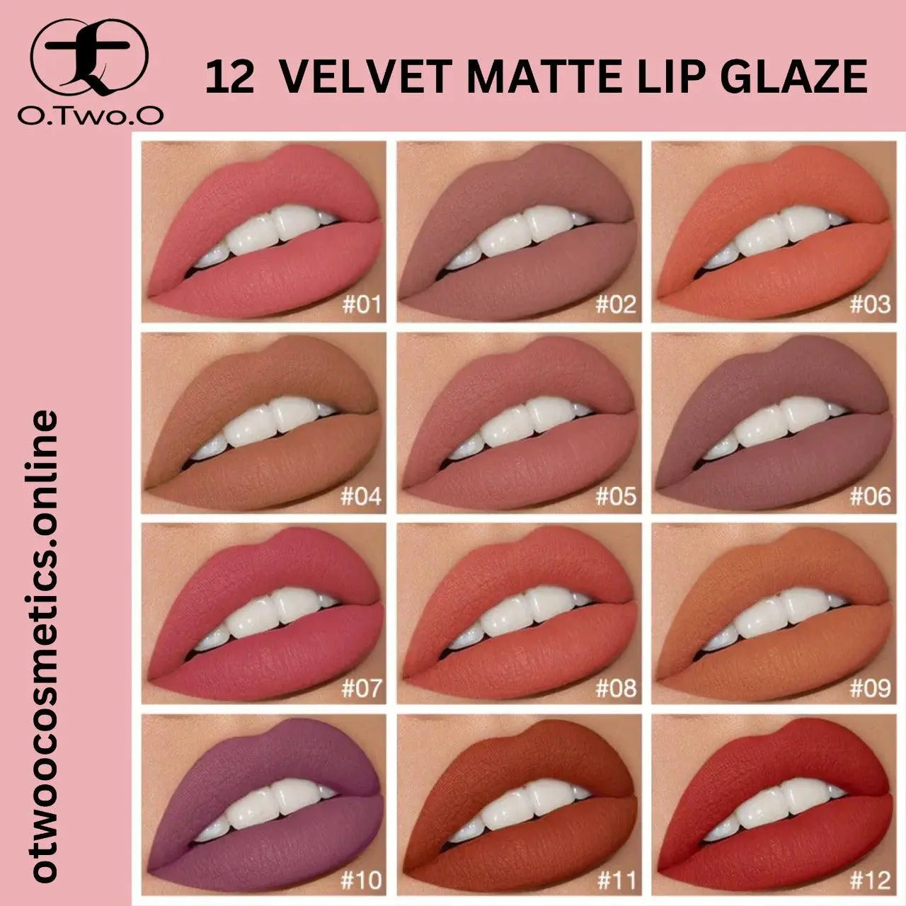 O.TWO.O Honey Whisper Velvet Matte Lip Gloss - Otwoocosmetics