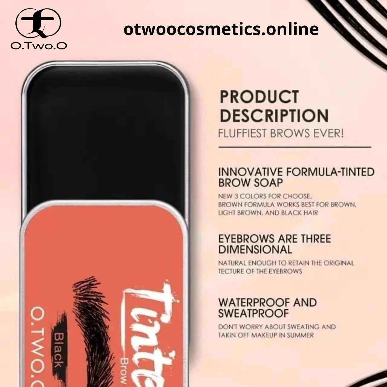 O.TWO.O Brow Styling Soap - Otwoocosmetics