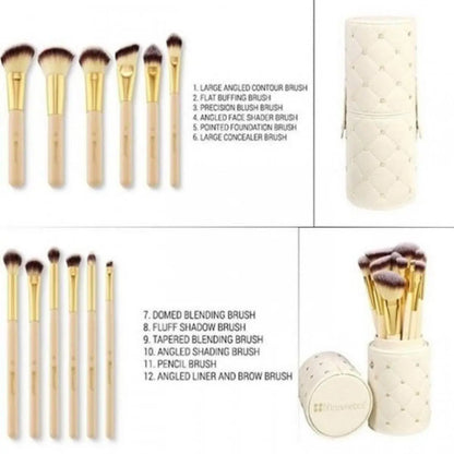 12 piece BH Brushes set (skin) - Otwoocosmetics