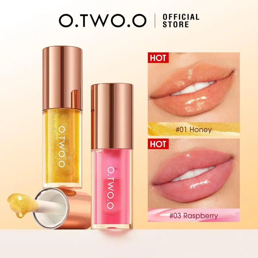 O.TWO.O Lipbalm Moisturizing Lip Oil Lips Care Lightweight Non-stick Lips Makeup - Otwoocosmetics