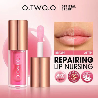 O.TWO.O Lipbalm Moisturizing Lip Oil Lips Care Lightweight Non-stick Lips Makeup - Otwoocosmetics